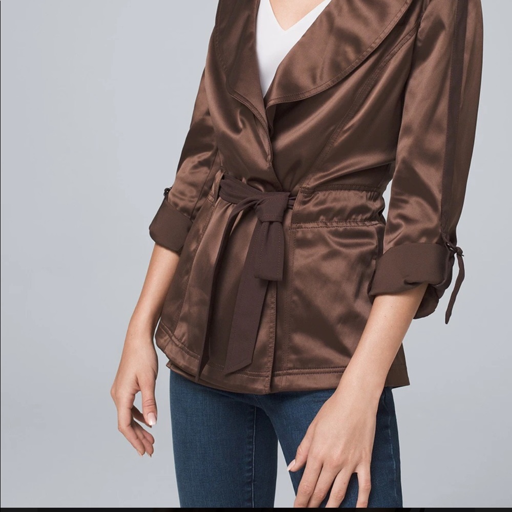 Beautiful Espresso Jacket in size 2 from WHBM